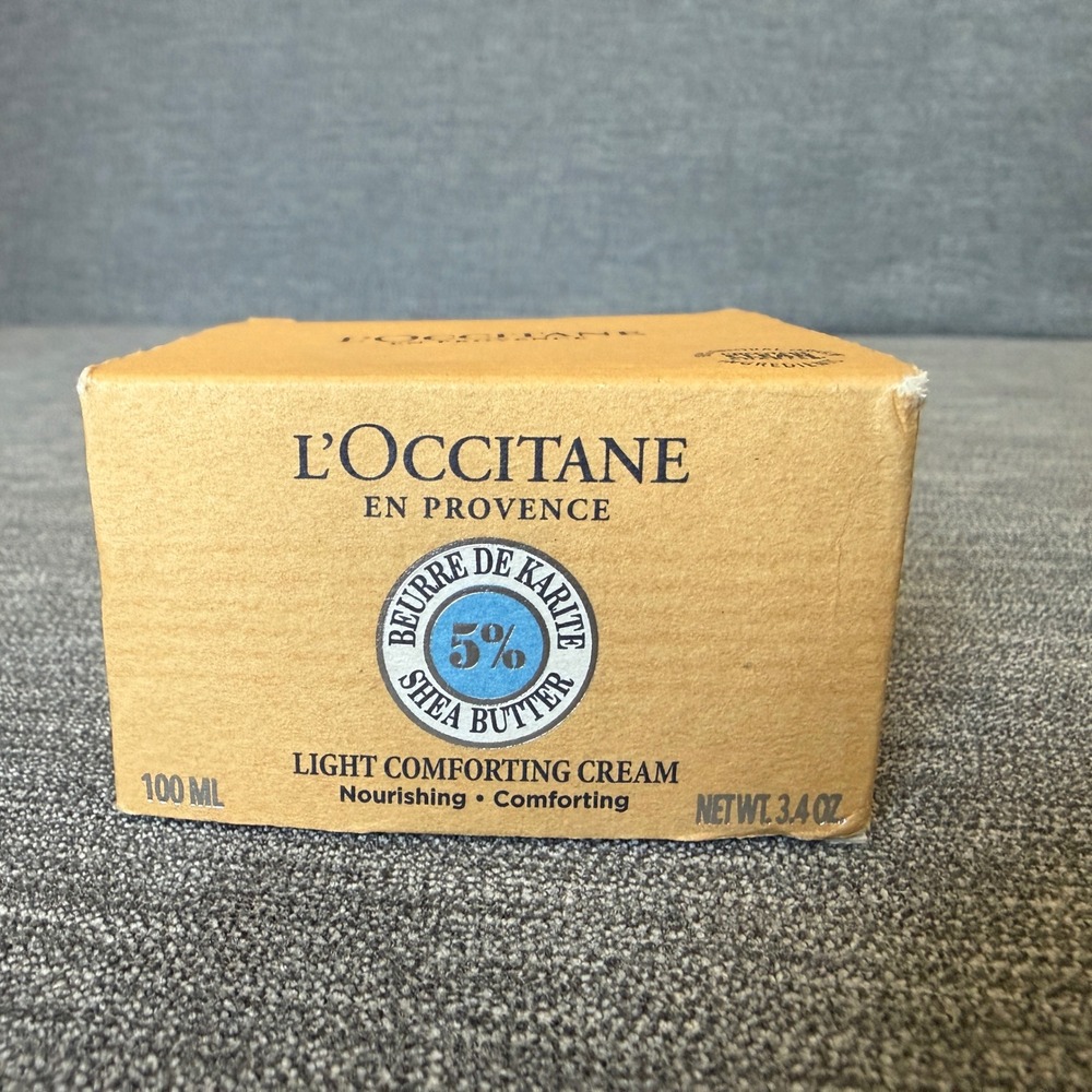 LOccitane En Provence Light Comforting Cream 5% Shea Butter 100ml 3.4oz New